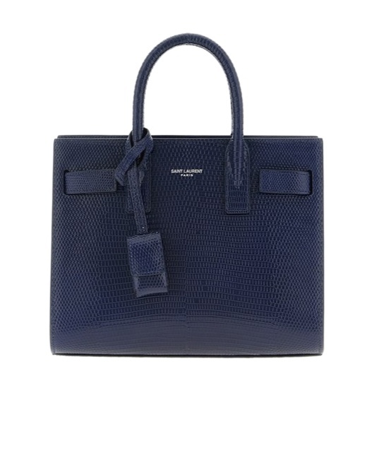 Saint Laurent Nano Sac De Jour Handbag In Blue