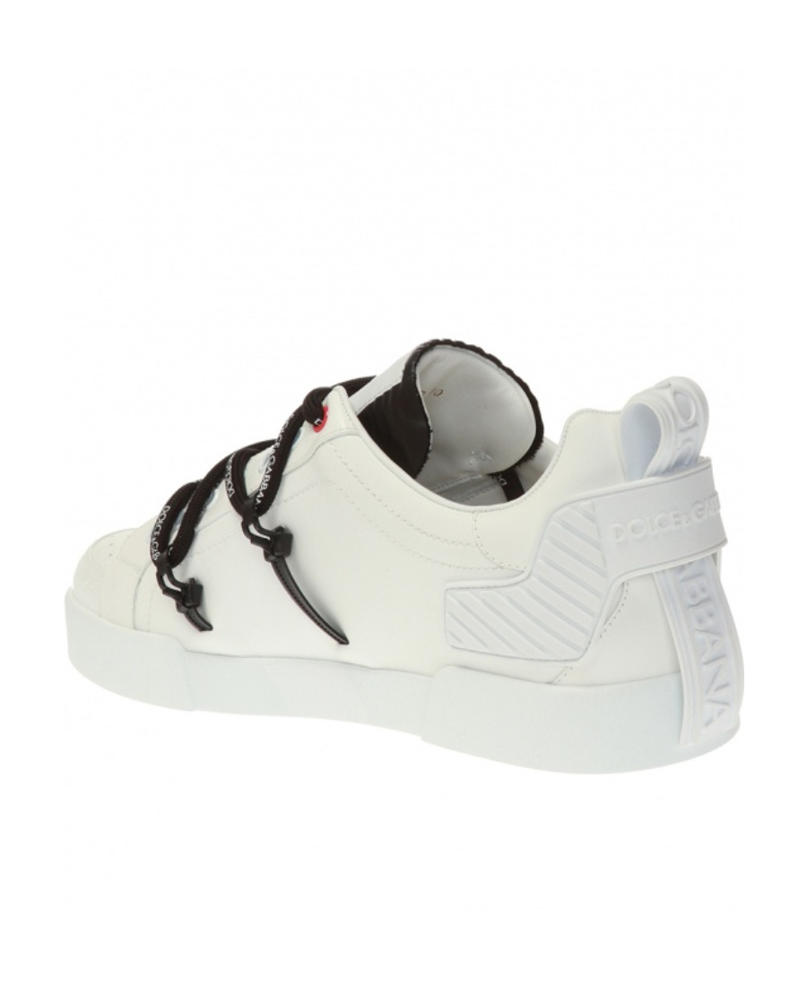 Dolce & Gabbana Dolce And Gabbana White Insert Portofino Sneakers In White