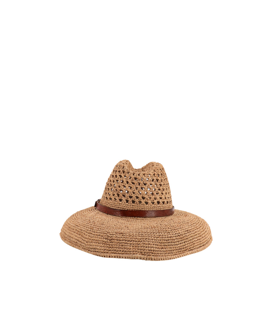 Ibeliv Safari Woven Straw Hat In Brown