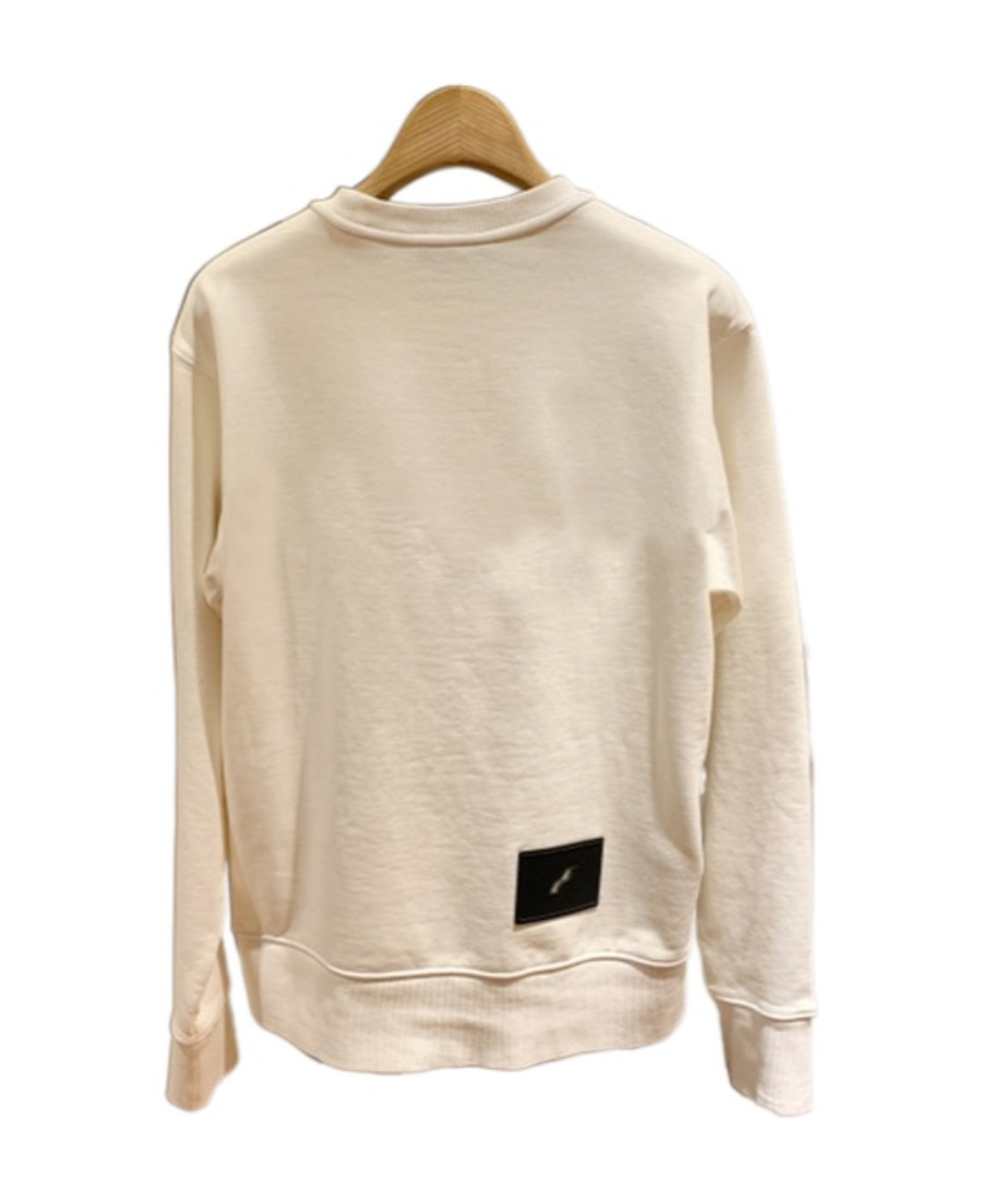 We11 Done Round-necked Sweater In Nude