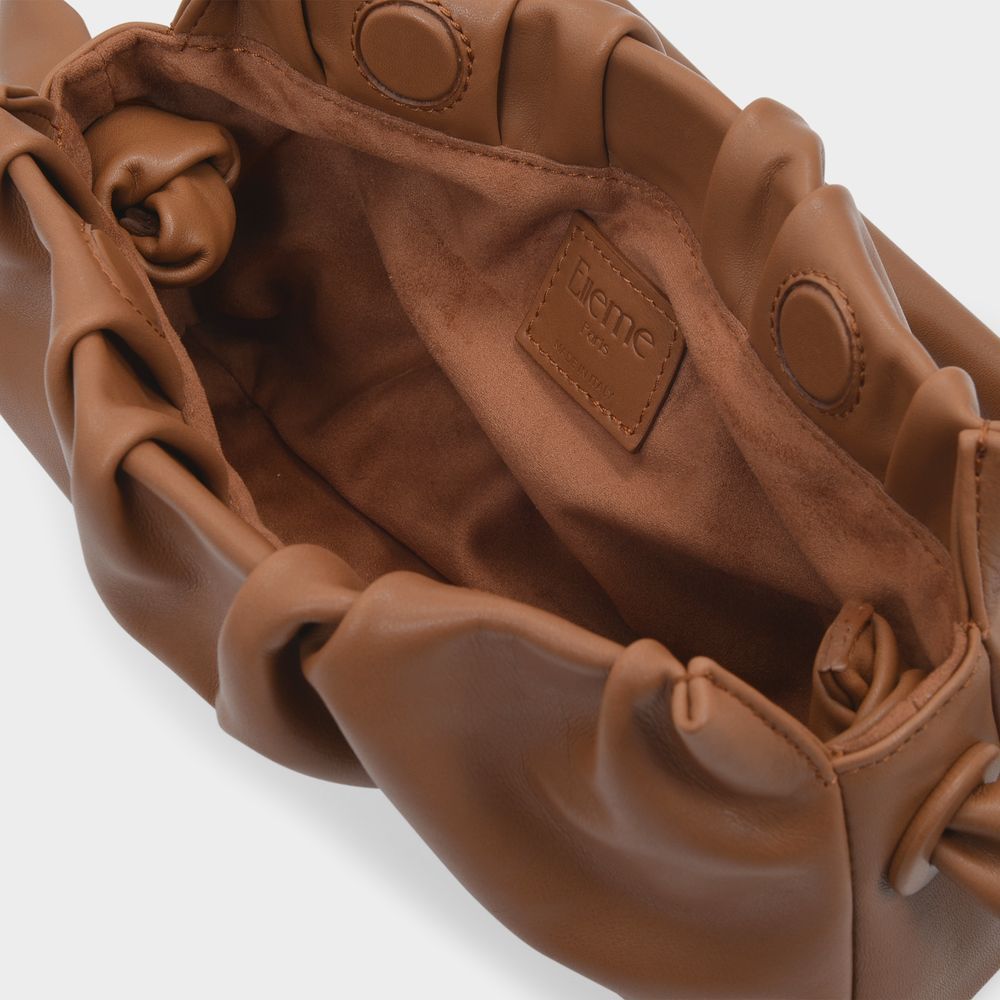 ELLEME PARIS VAGUE GATHERED LEATHER BAG