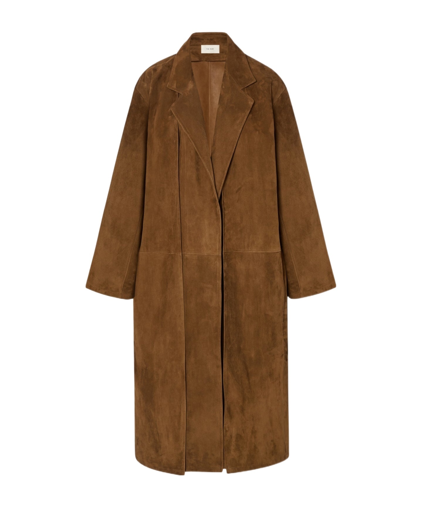 The Row Serenis Long-sleeved Coat In Blue