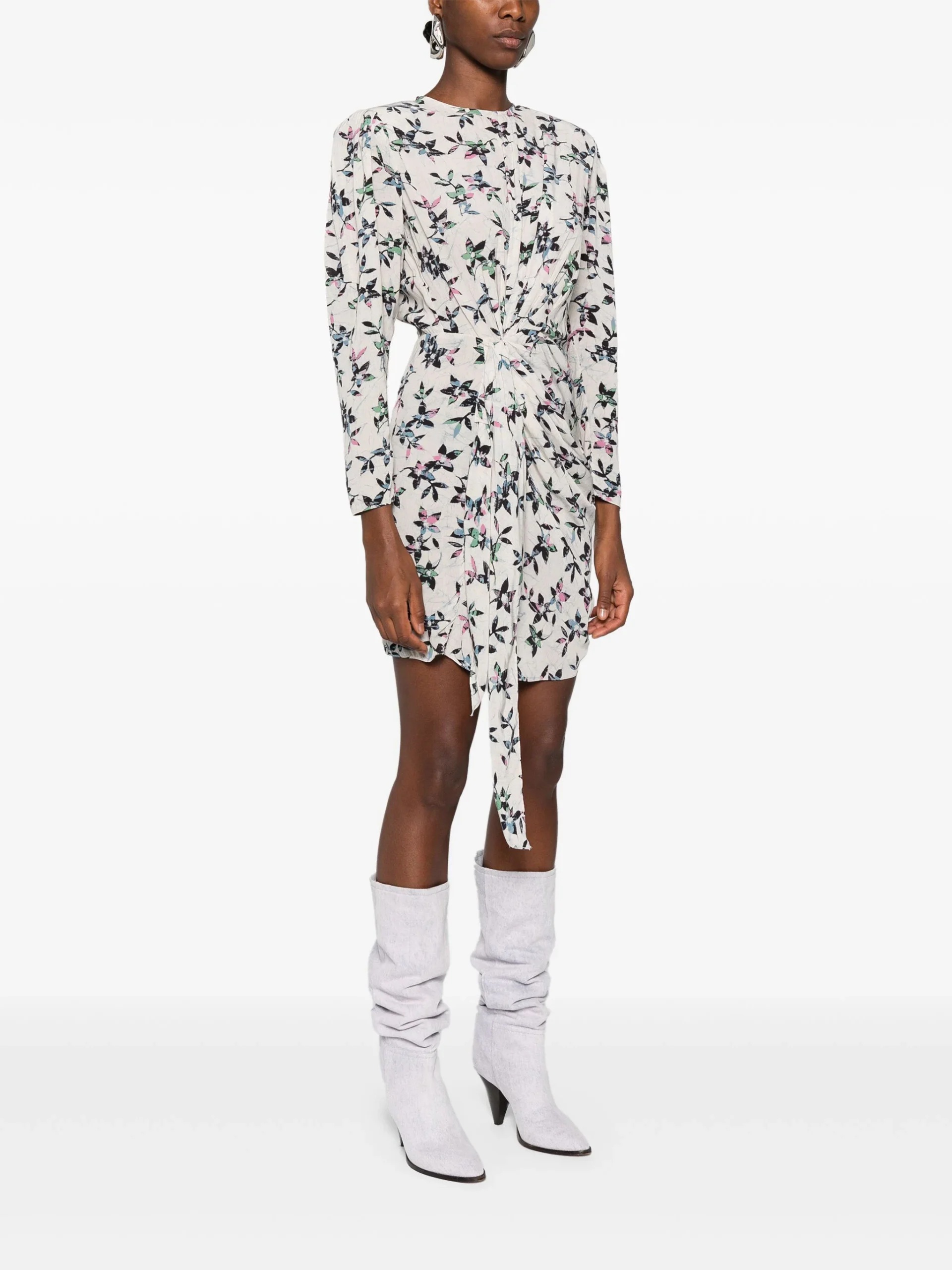 Shop Isabel Marant Étoile Dulce Mini Dress In White