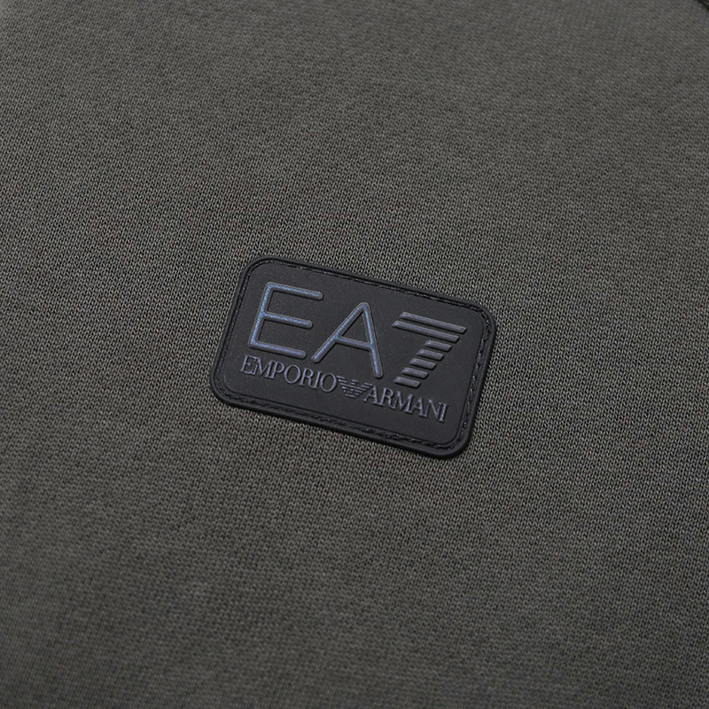 Ea7 Logo And Hat Casual Jacket In Black