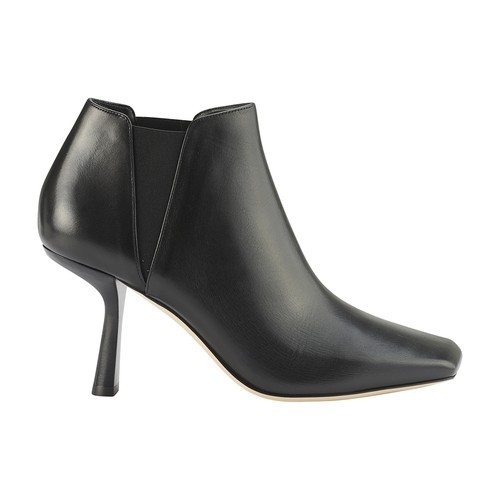 Jimmy Choo Square Toe Ankle Boots In Black