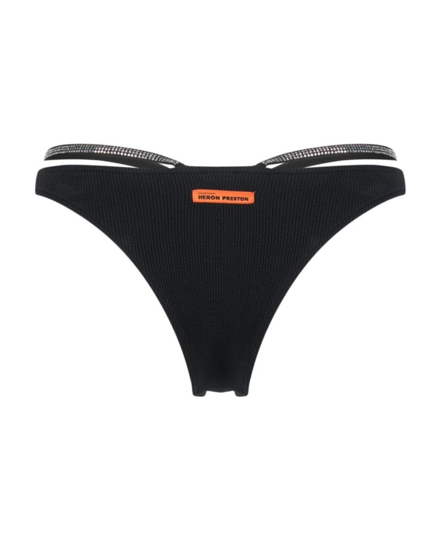 Heron Preston Logo Swimming Trunks In Black