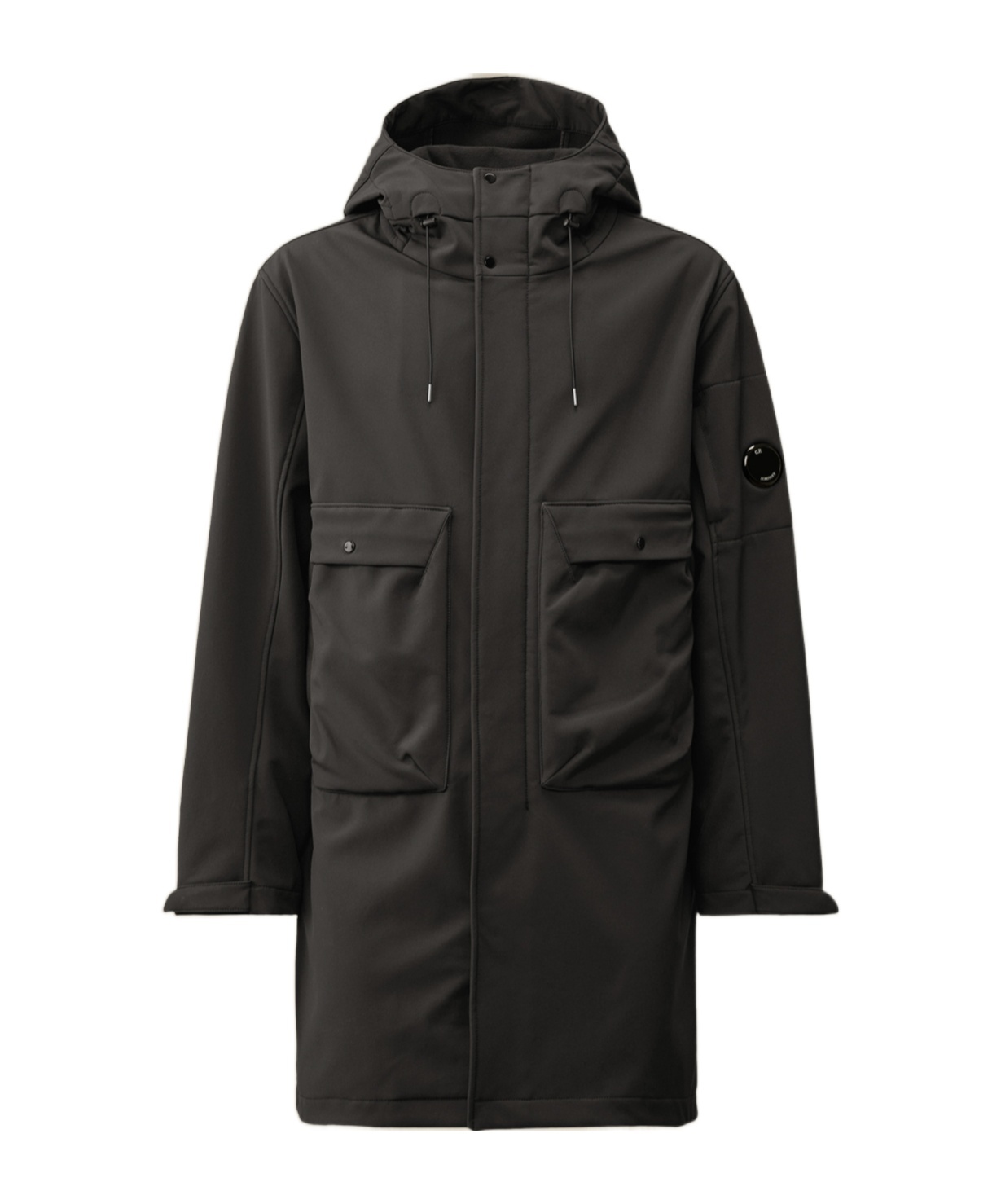 C.p. Company Cp Shell-r Hooded Parka Jacket In Black
