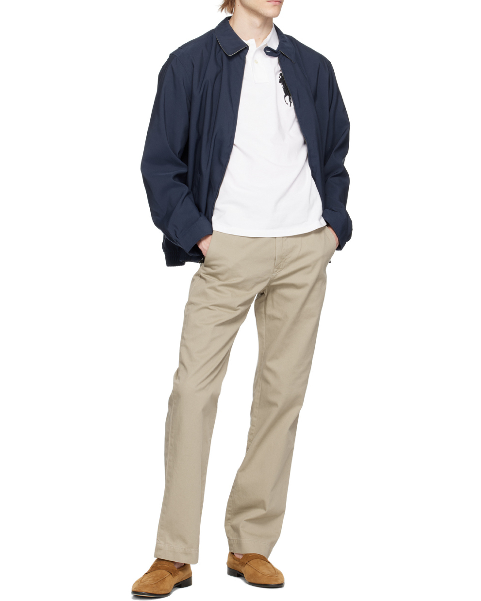 POLO RALPH LAUREN POLO RALPH LAUREN LOGO EMBROIDERED JACKET