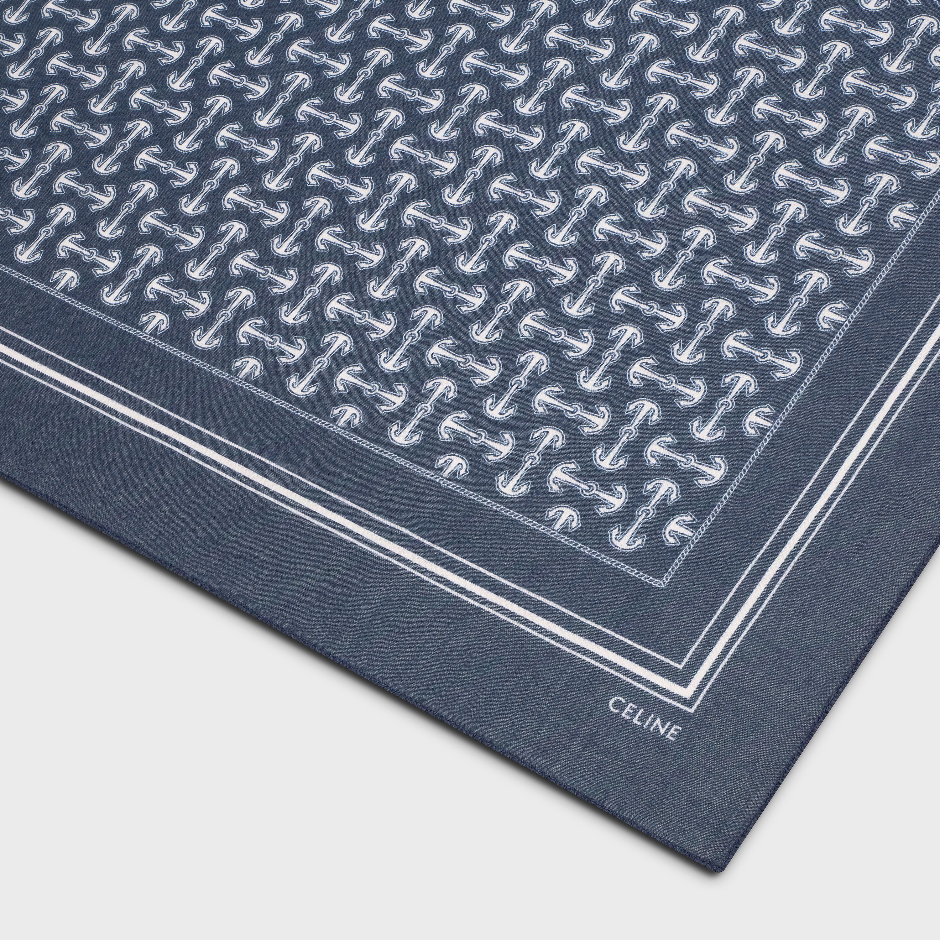 Celine Bandana In Printed Cotton Voile