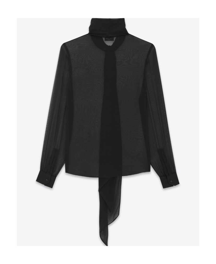 Saint Laurent Top Clothing In Black