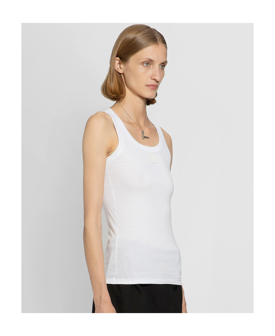 Shop Raf Simons Sleeveless Vest In White