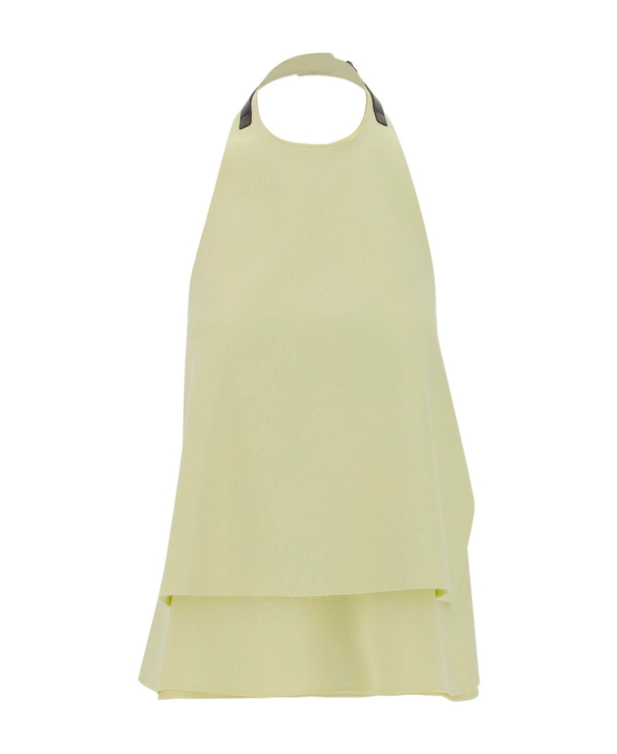 Jil Sander Halterneck Open-back Top In Nude