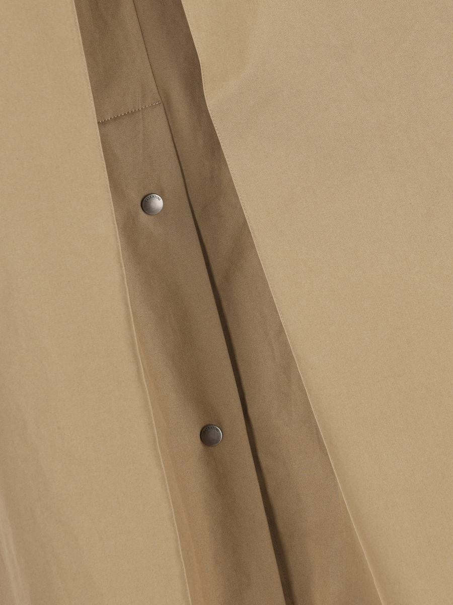 Valentino Long-sleeved Coat In Brown
