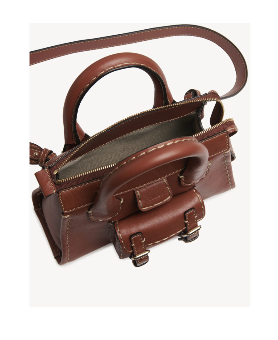 Chloé Edith Mini Bag In Brown