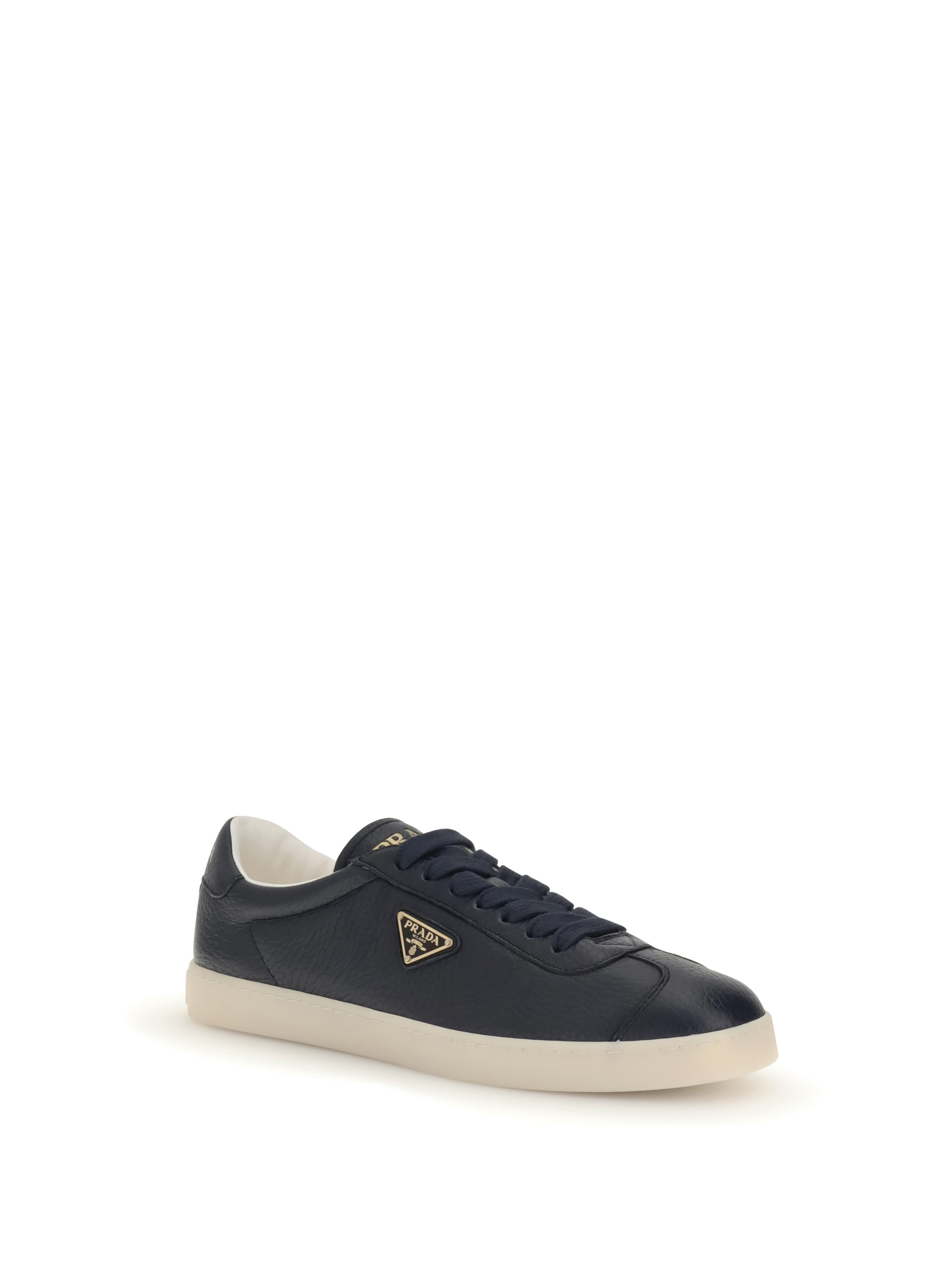 Prada Lace-up Sneakers In Blue