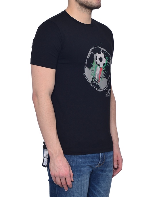 EMPORIO ARMANI LOGO T-SHIRT WITH ROUND NECK