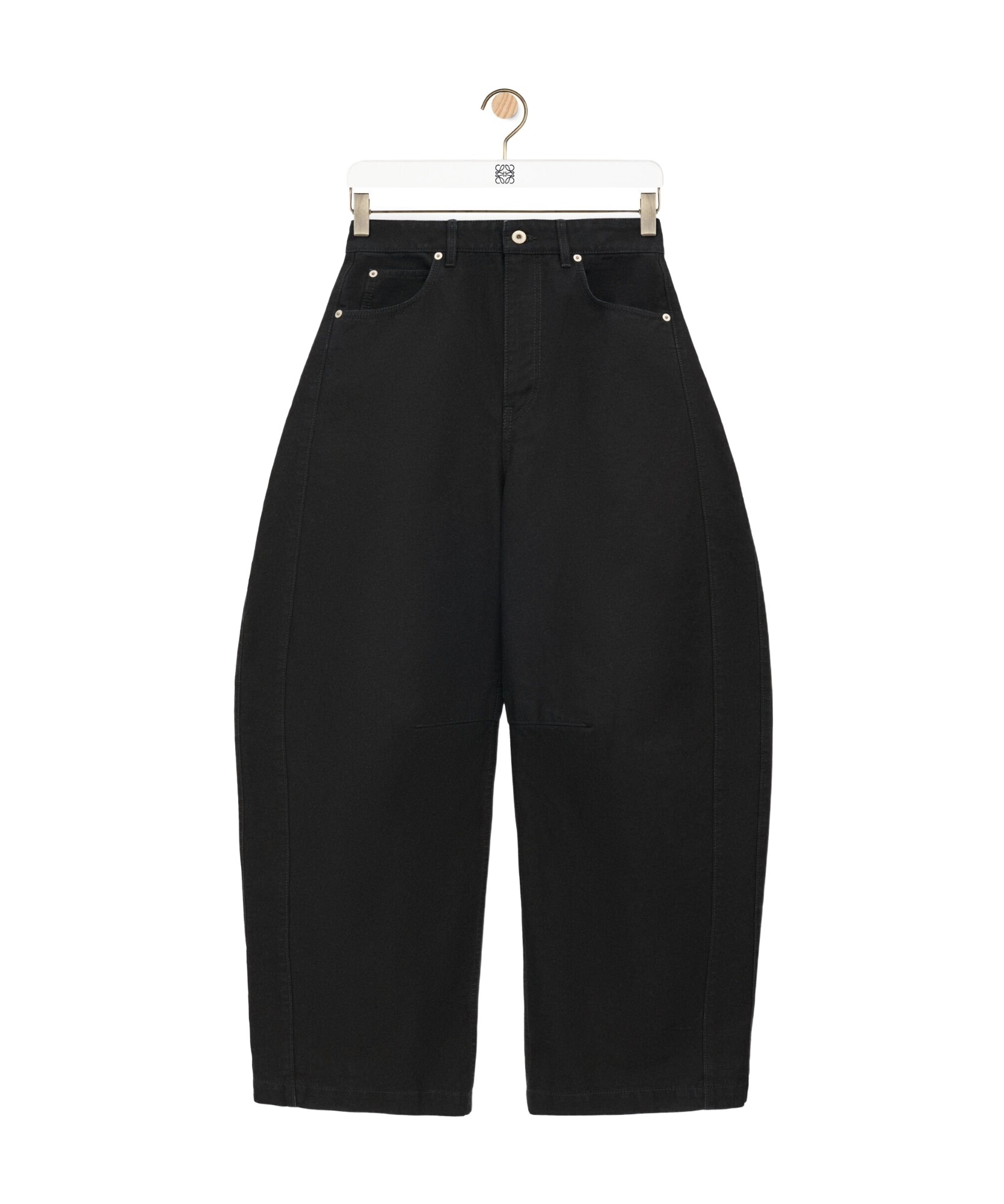 Loewe Belt-loop Casual Pants In Black