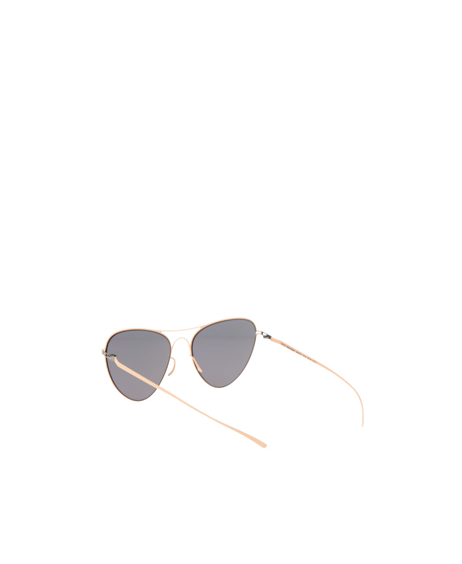 Mykita X Maison Margiela Oval Frame Sunglasses In Gray