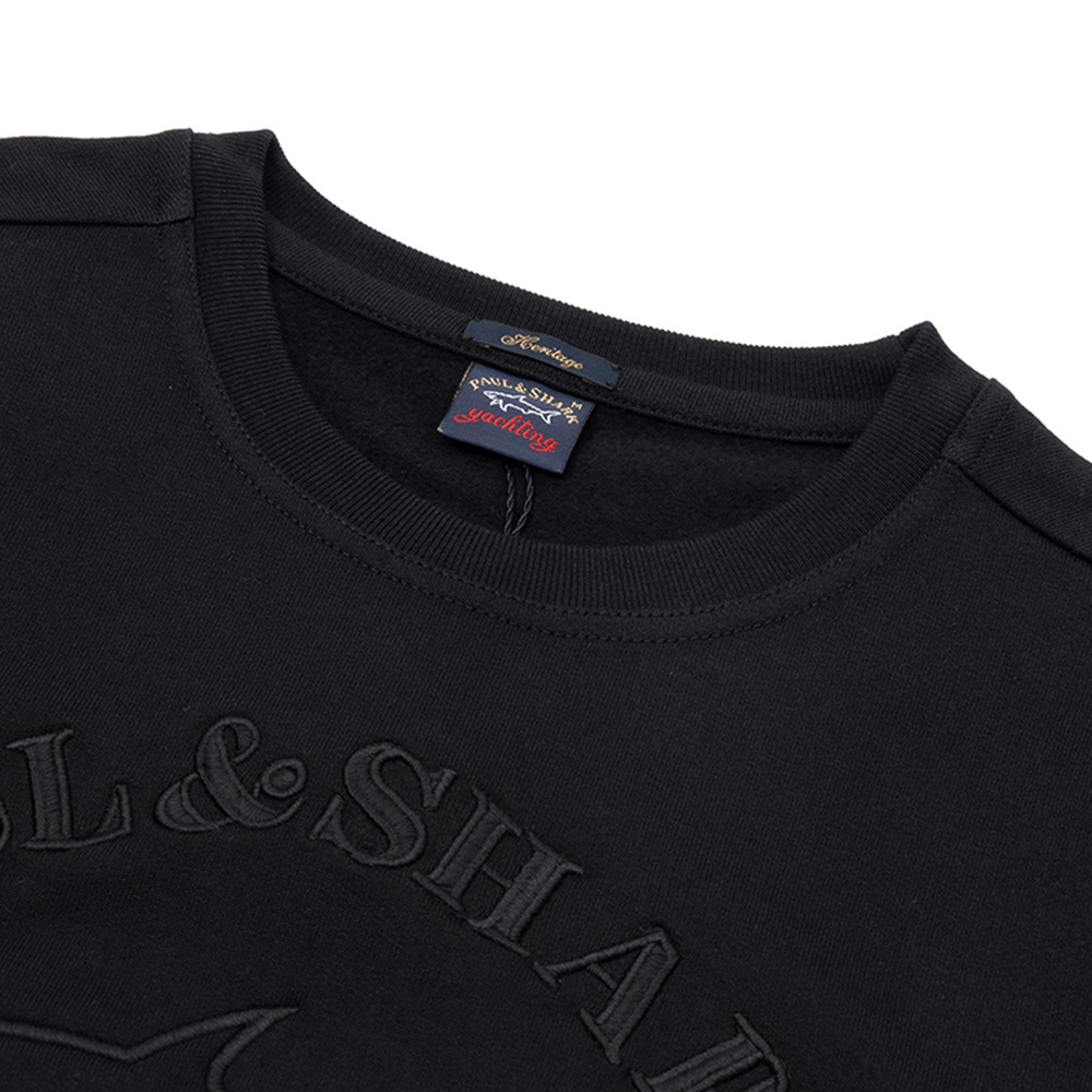PAUL & SHARK LOGO PATTERN SWEATER