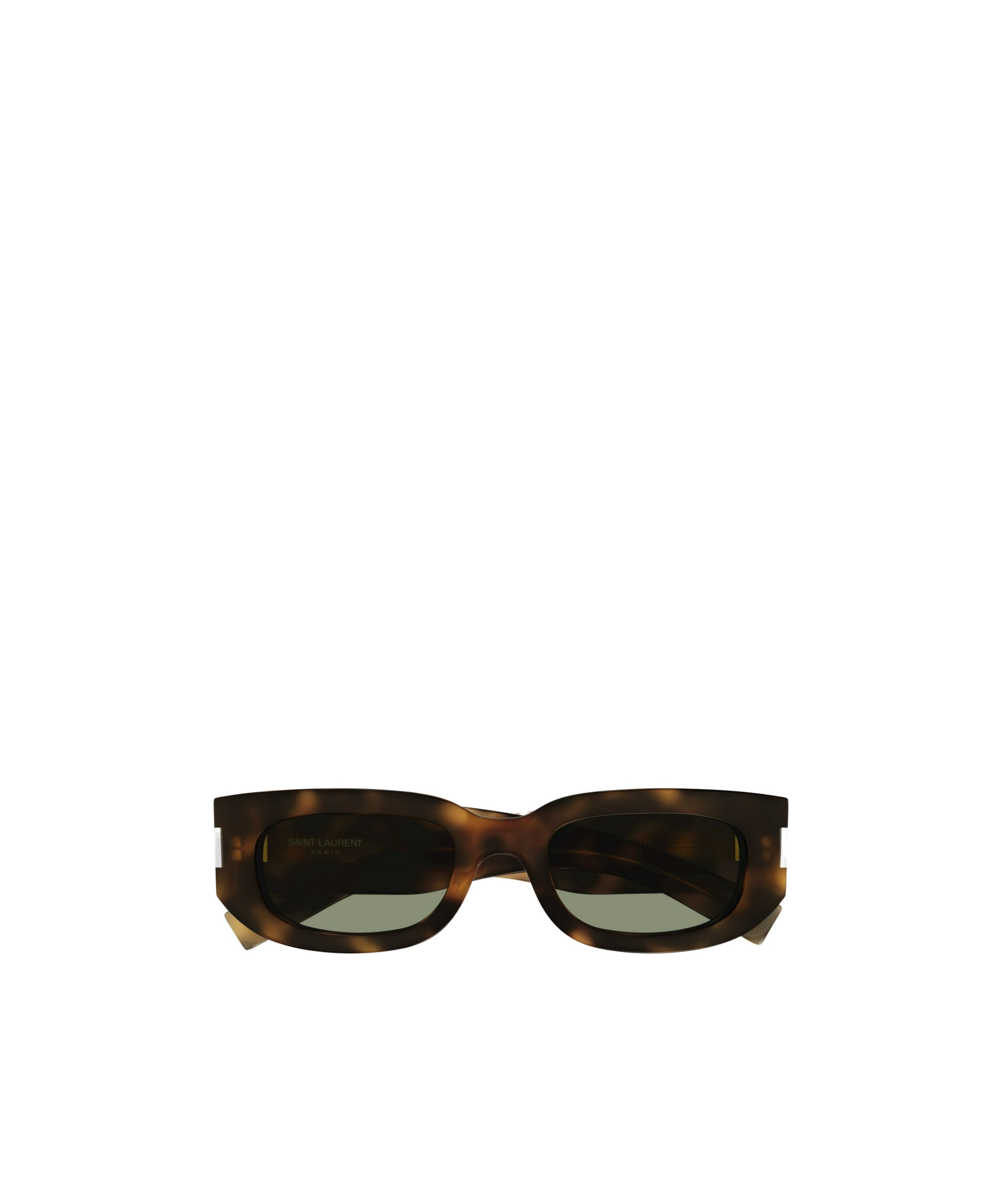 Saint Laurent Rectangle-frame Sunglasses In Black