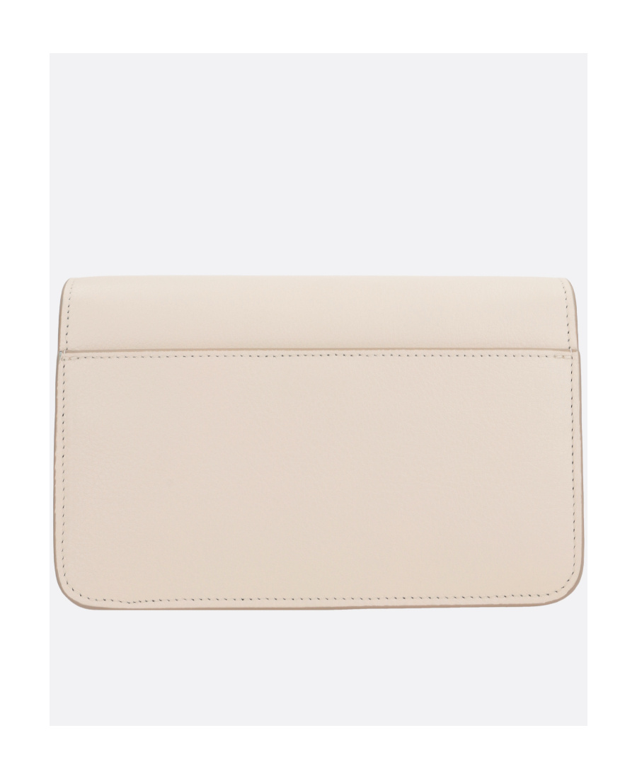 Bally Logo Plaque Crossbody Bag In Nude
