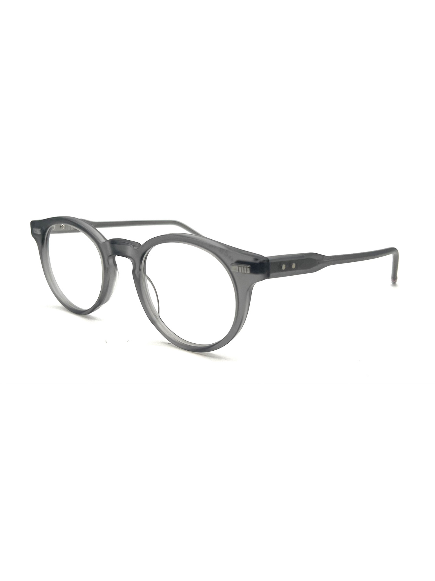 Thom Browne Full Frame Plain Mirror In Gray