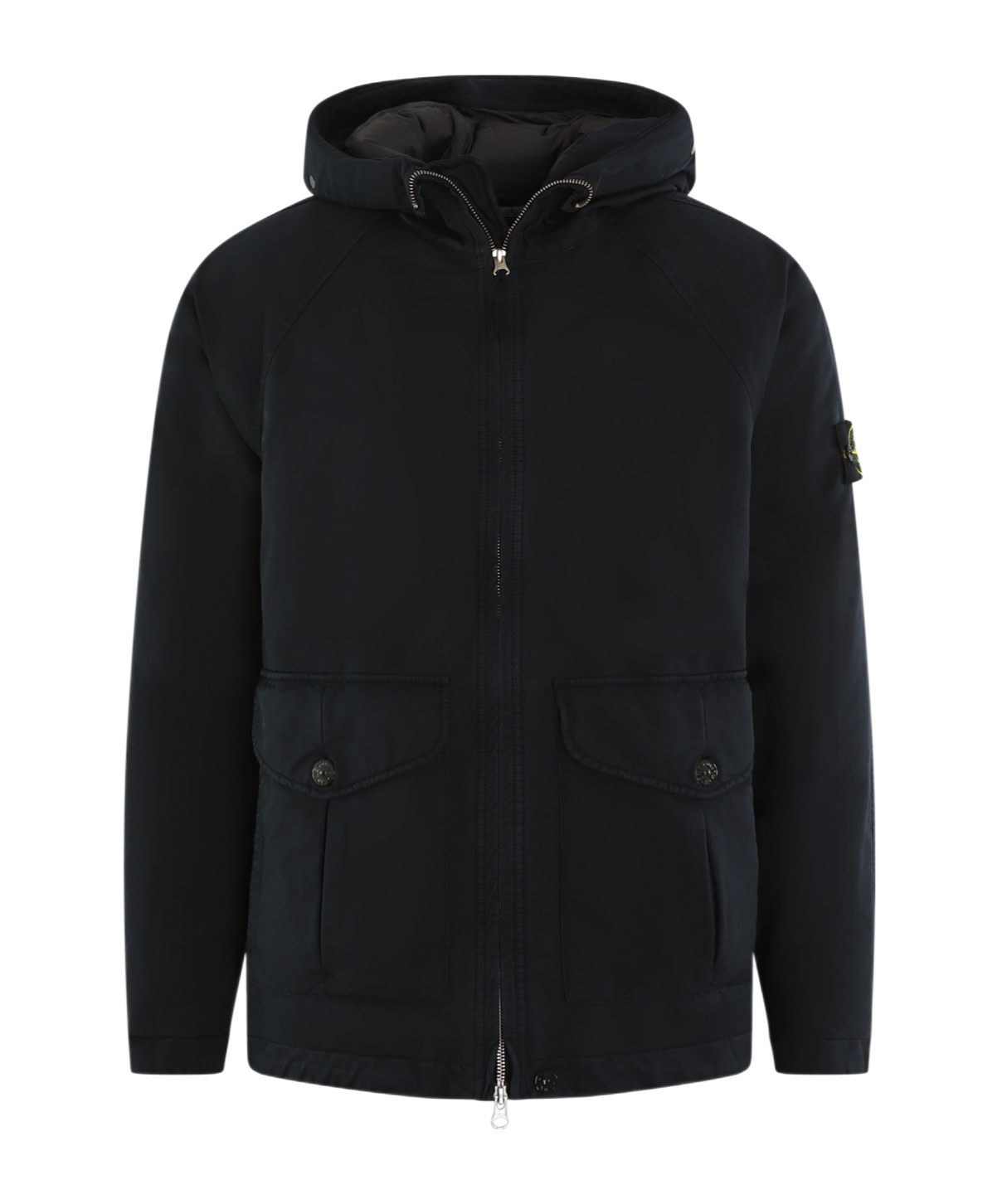 Stone Island David Tc Puffer Jacket In Black