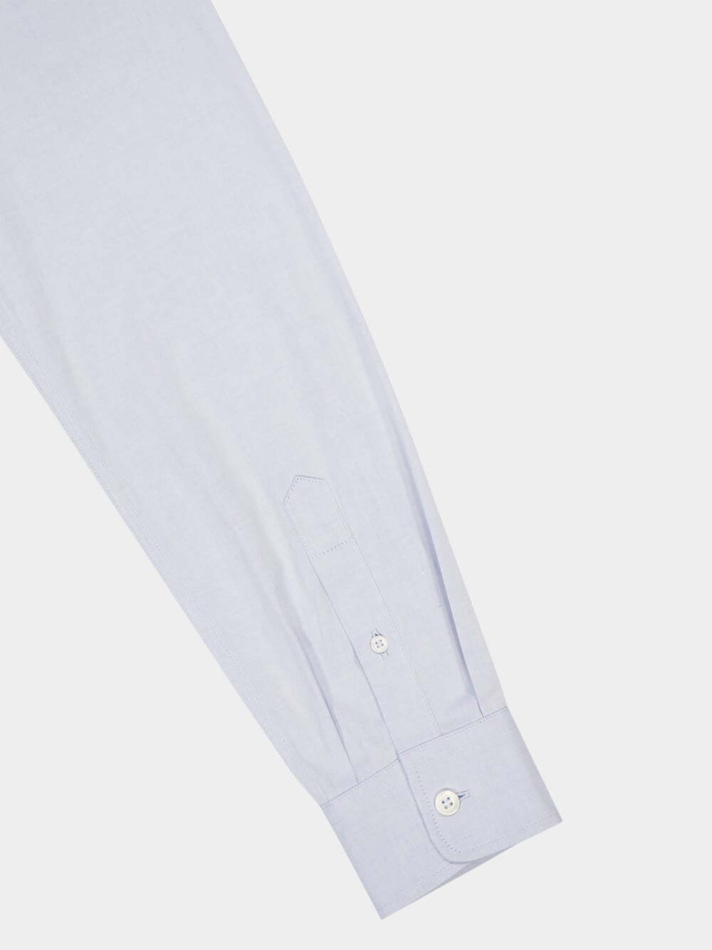 Brunello Cucinelli Long Sleeve Shirt In Sky Blue