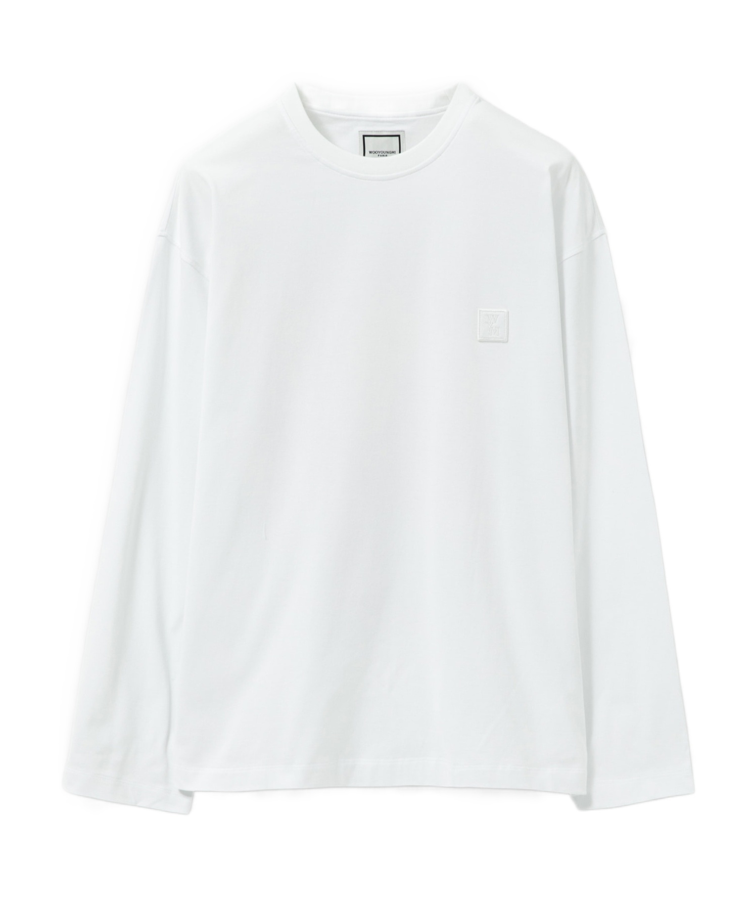 Wooyoungmi Round Collar And Long-sleeved T-shirt In White