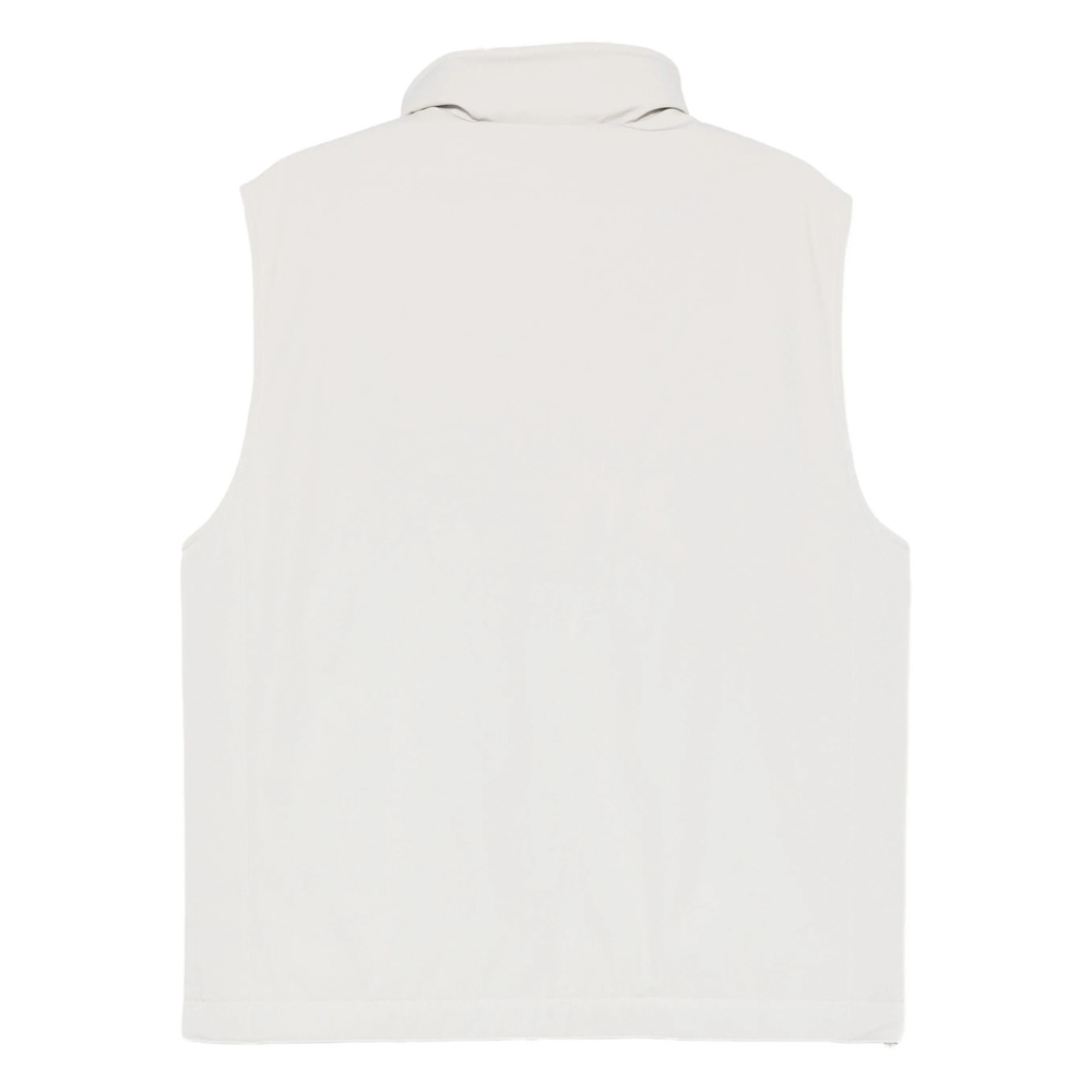 Brunello Cucinelli Sleeveless Down Vest In Gray