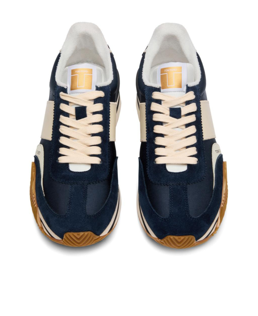 TOM FORD JAMES PANELLED PLATFORM SNEAKERS