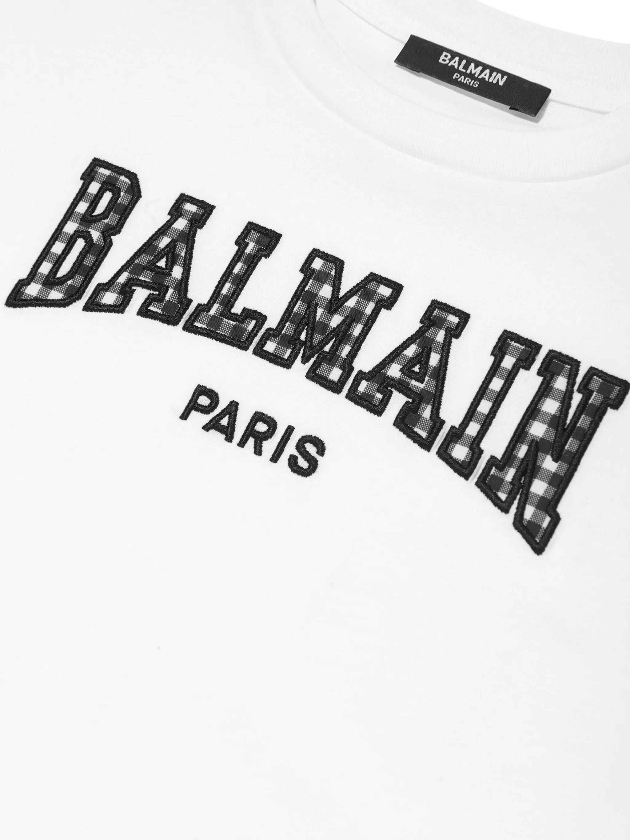 Balmain Cotton T-shirt In White