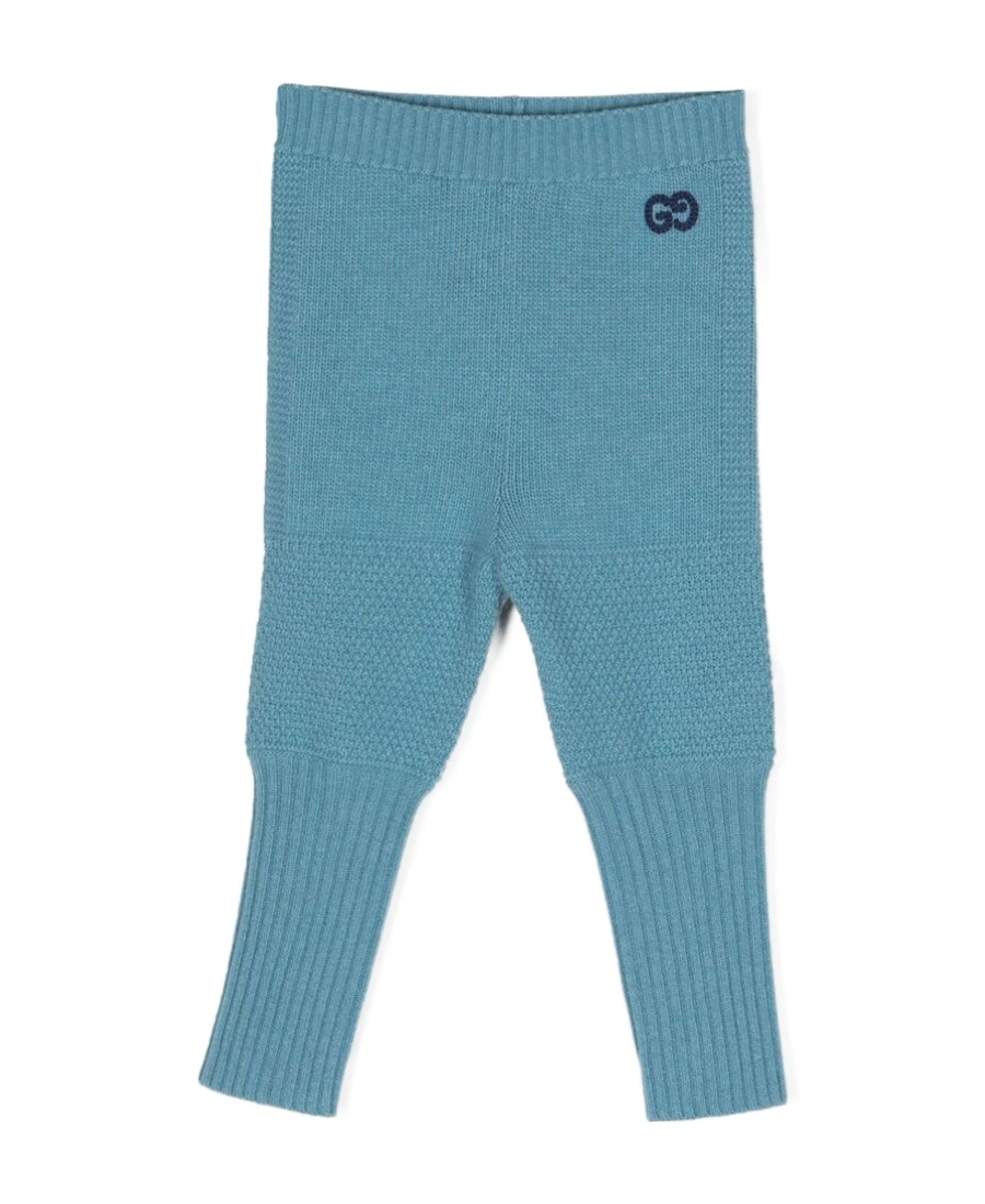 GUCCI GUCCI KIDS LOGO DETAILED HIGH WAIST PANTS