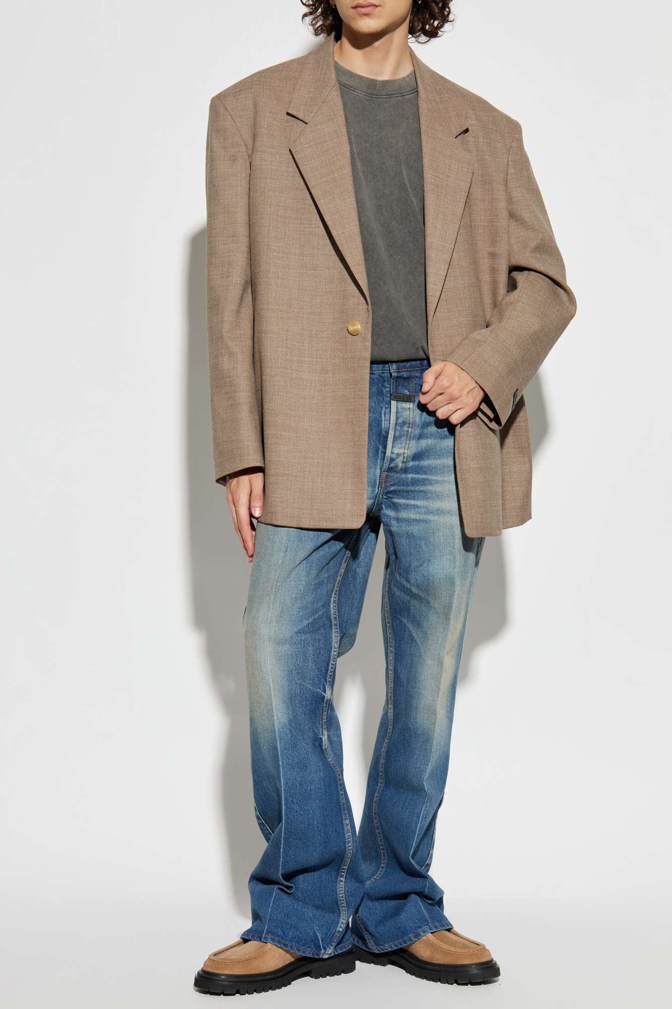 Fear Of God Jacket Fg25fw62-620 Trw-288 Dune Pearl In Brown