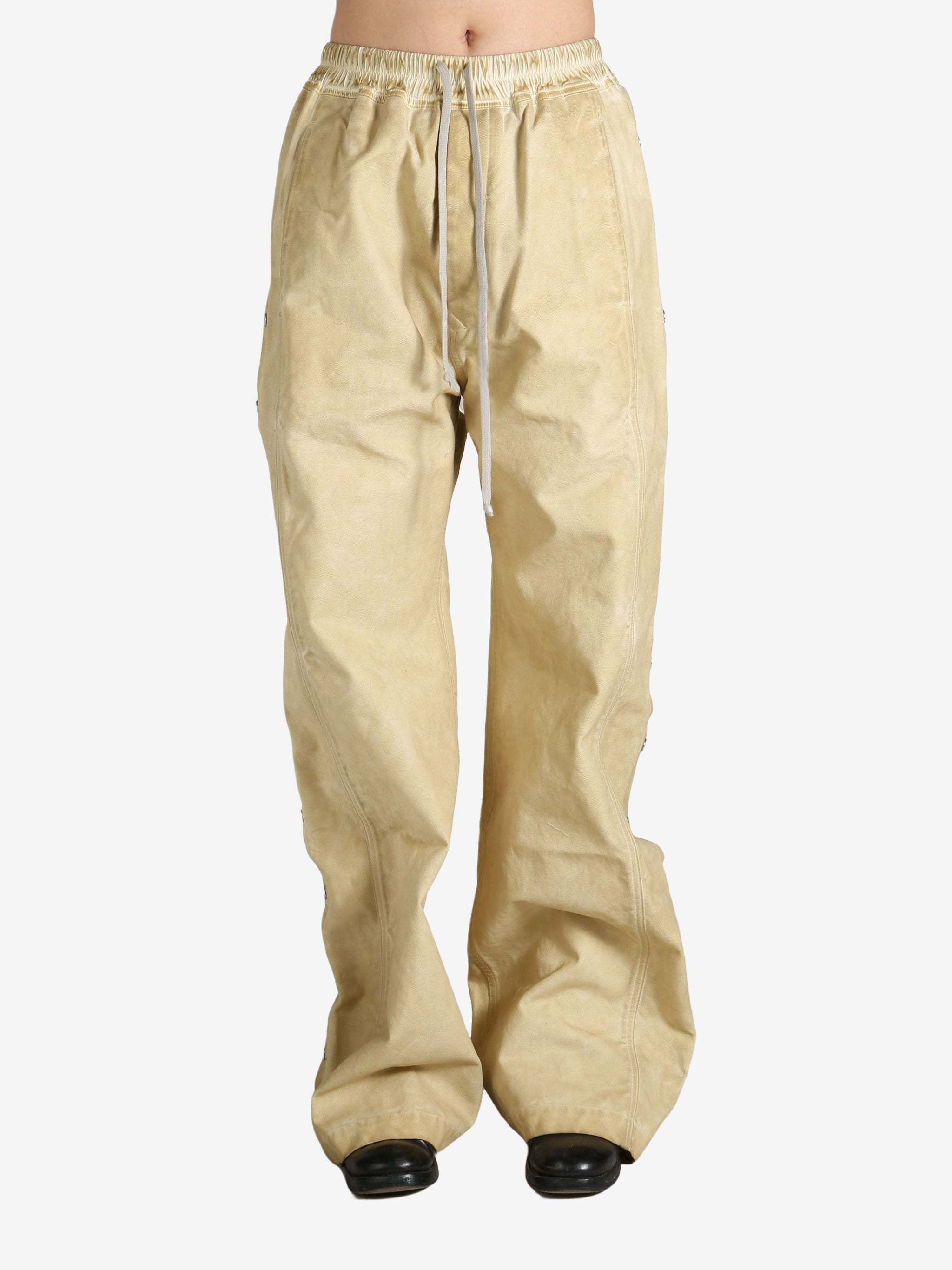 Rick Owens Drkshdw Drawstring Design Casual Pants In Nude