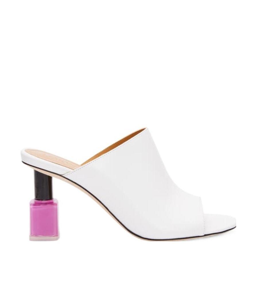 LOEWE NAIL POLISH MULE IN CALFSKIN
