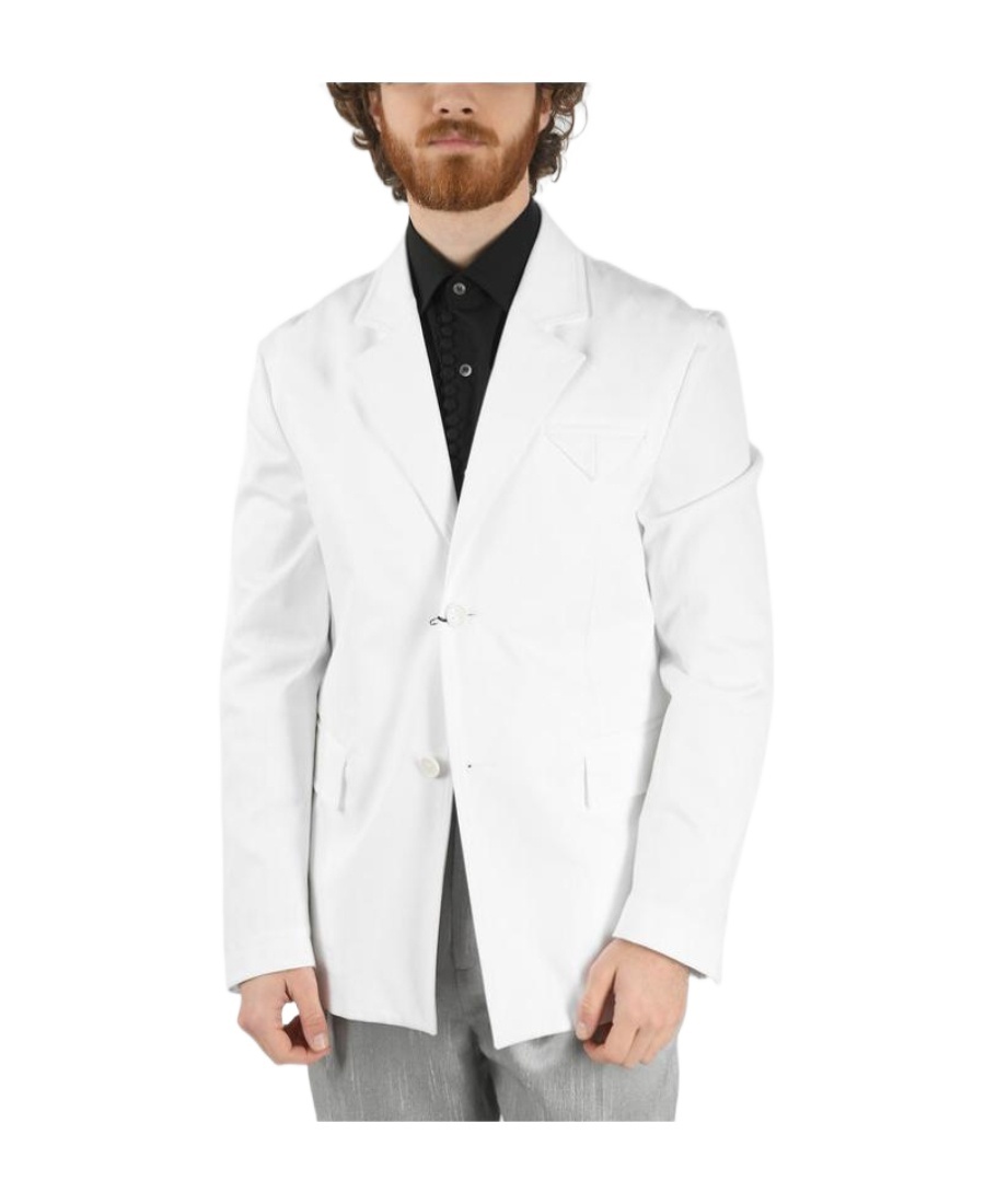 Bottega Veneta Long-sleeved Jacket In White