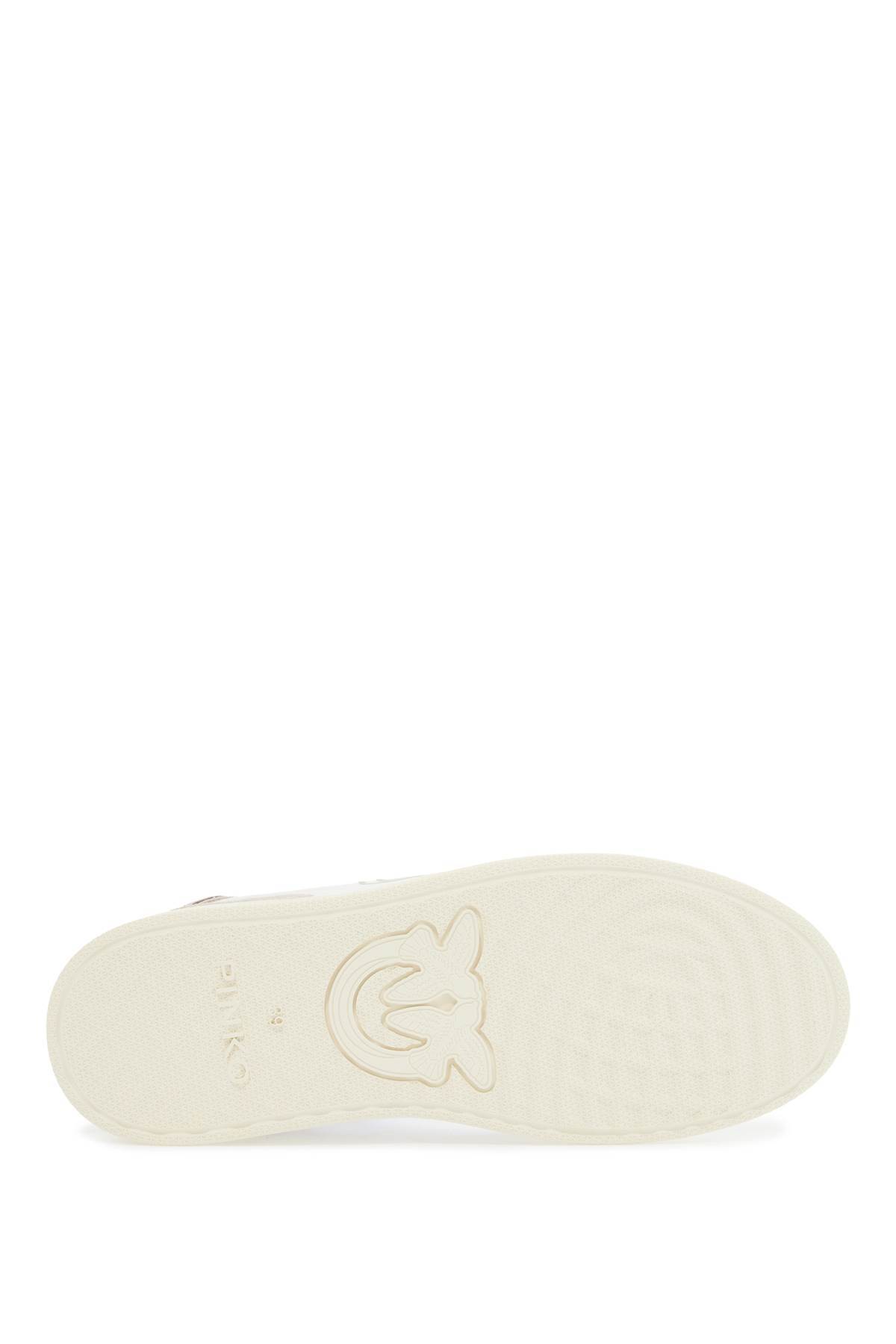 Shop Pinko Mandy Sneakers In White