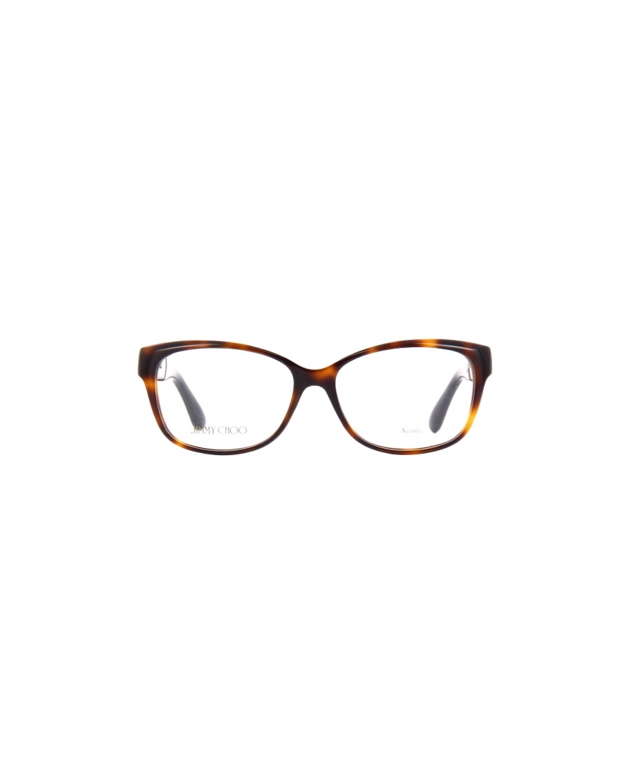Jimmy Choo Eyewear Rectangular Frame Glasses In Multicolor
