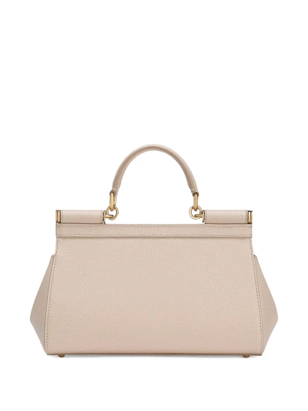 Dolce & Gabbana Small Sicily Dauphine Leather Bag