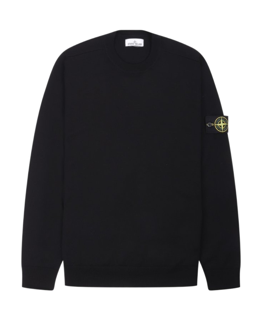 Stone Island Cotton Sweatshirt In Blue