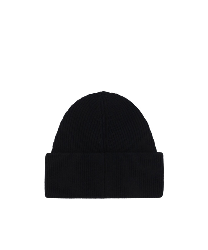 Mm6 Maison Margiela Beanie - - Wool - Black In Black