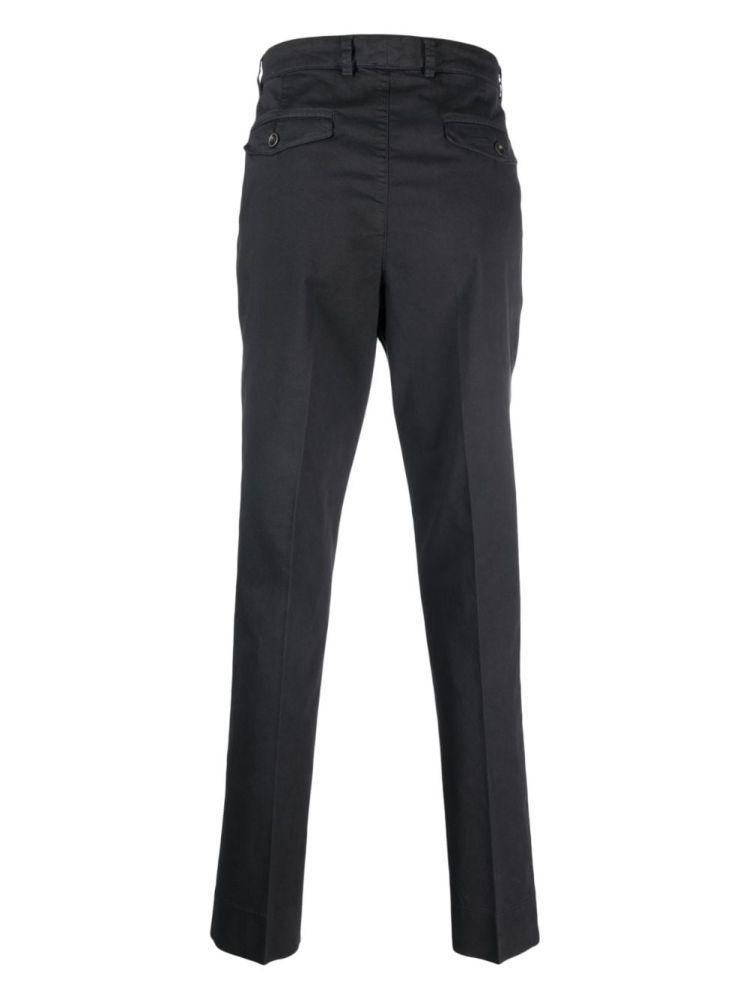 Peserico Pleat-detail Tapered Trousers In Blue