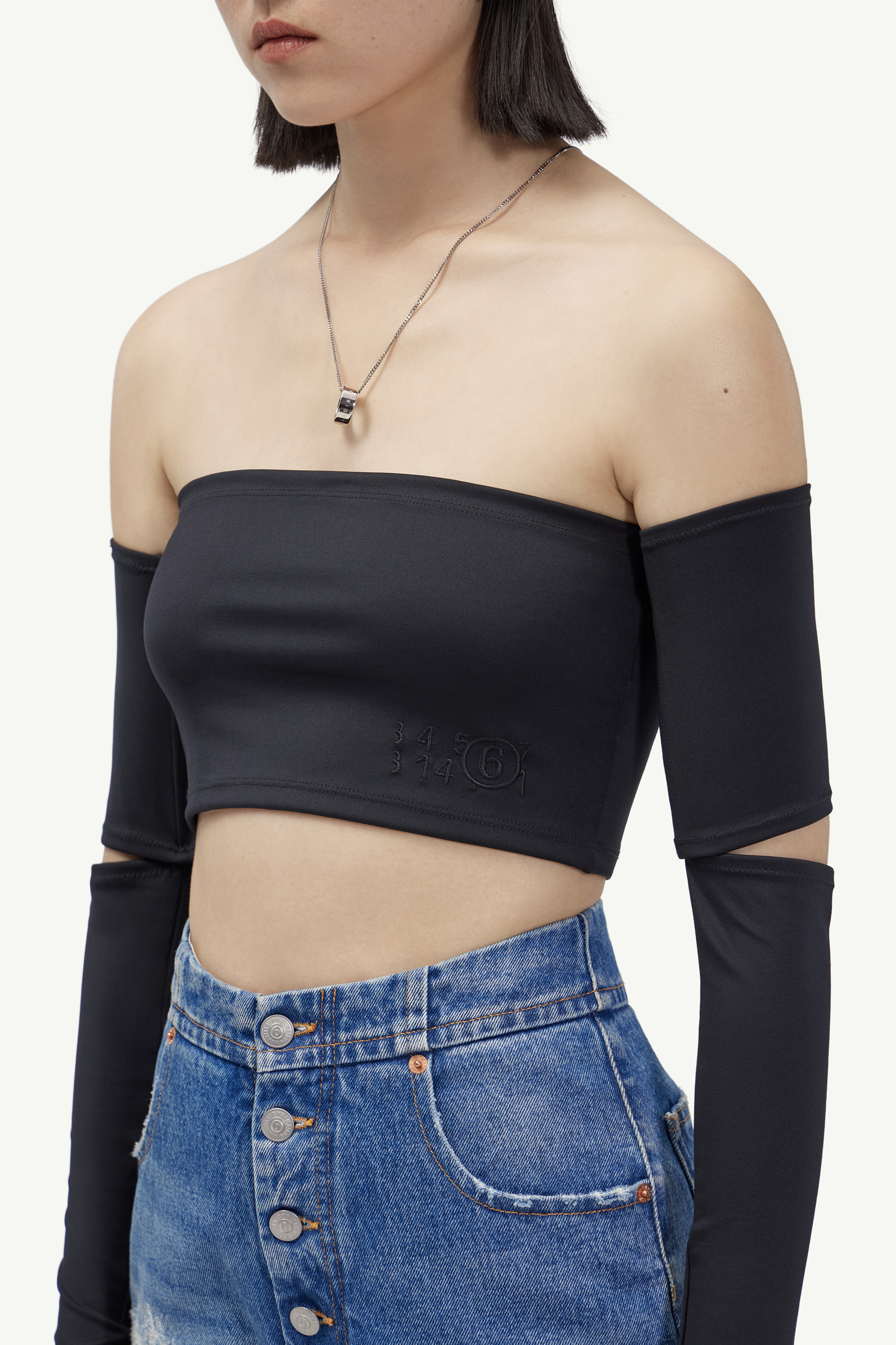 MM6 MAISON MARGIELA BODYCON TOP