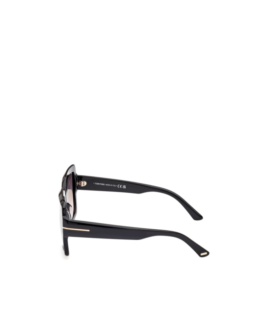 Tom Ford Kaya 54mm Polarized Gradient Square Sunglasses In Gray
