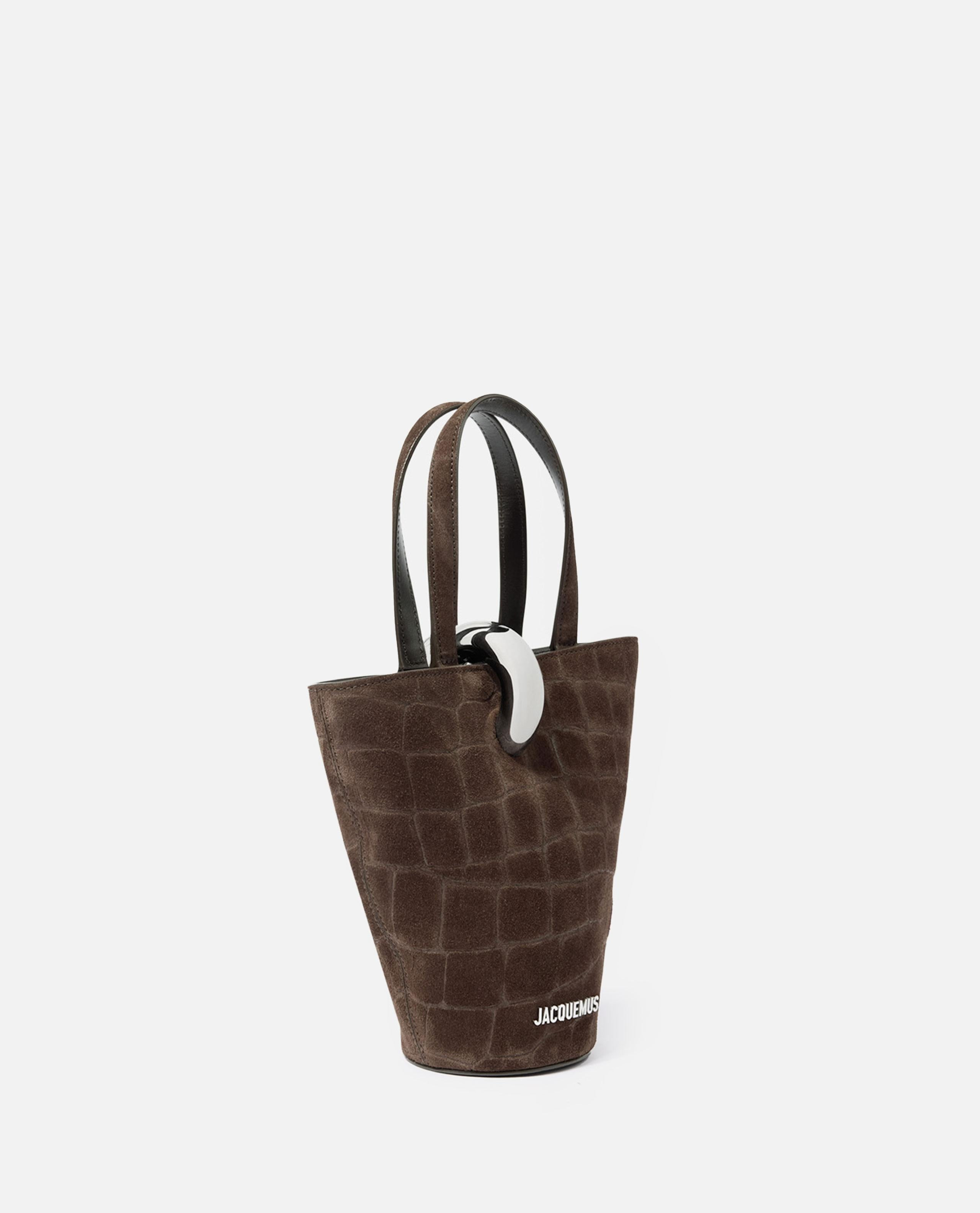 Jacquemus Medium Bucket Bag Featuring Asymmetrical Design In Green