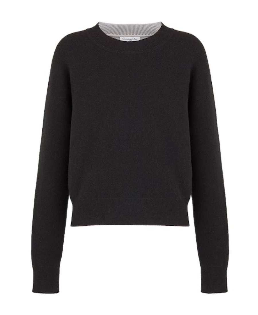 Dior J A 8 Boxy Sweater In Black
