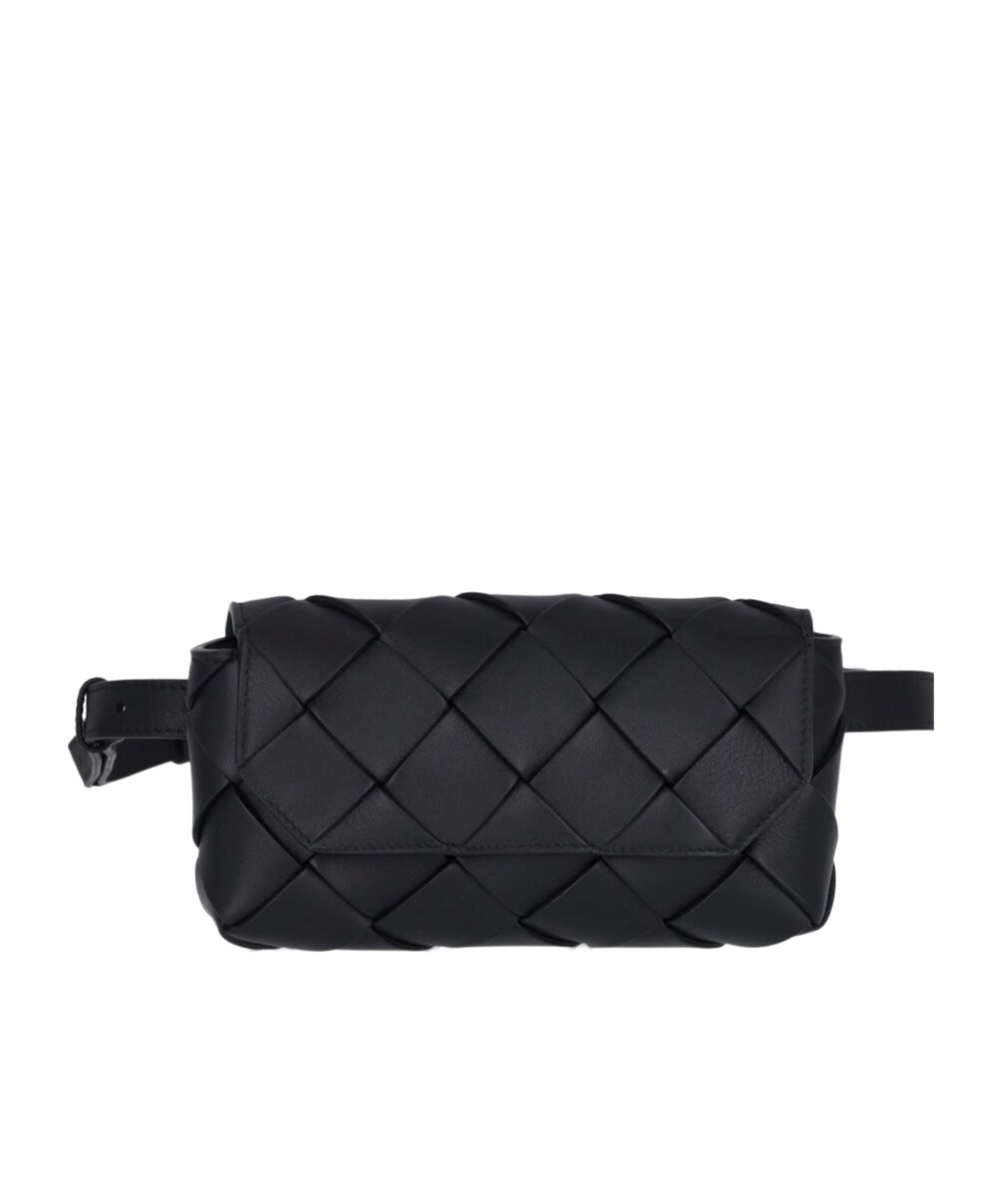 Bottega Veneta Flip Waist Pack In Black