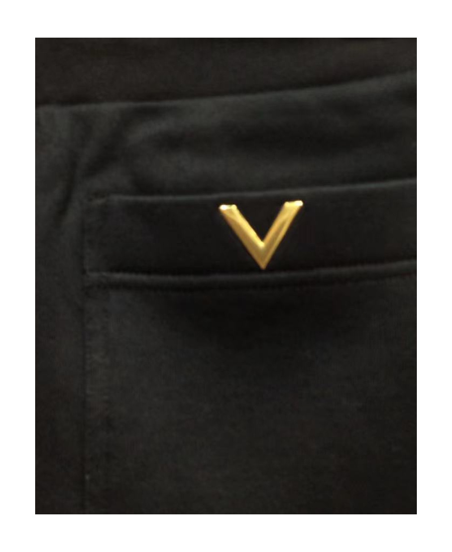 Valentino Gold Standard Shorts In Black