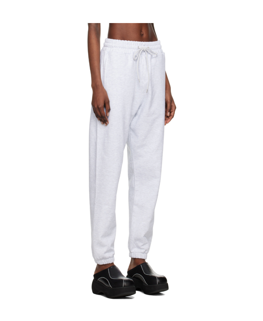 We11 Done Logo-print Cotton Track Pants In White